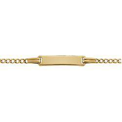 14K Yellow Gold Id Braceletyellow 