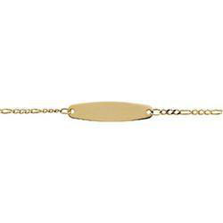 14K Yellow Gold Id Braceletyellow 