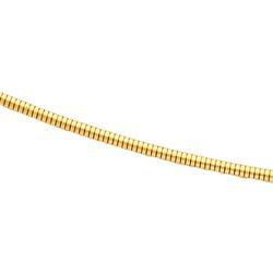 14K Yellow Gold Omega Chain - 16 Inchesyellow 