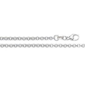 18K White Gold Rolo Chain - 16 Incheswhite 