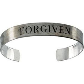 Sterling Silver Antiqued Forgiven Cuff Braceletsterling 