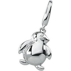 14K White Gold Diamond Penguin Charmwhite 