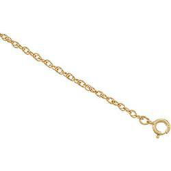 14K White Gold Lasered Titan Gold Rope Chain - 16 Incheswhite 