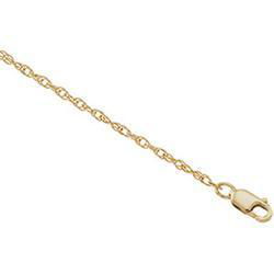 14K White Gold Lasered Titan Gold Rope Chain - 16 Incheswhite 