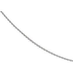 Platinum Solid Wheat Chain - 16 inchesplatinum 