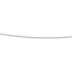 Platinum Hollow Bead Chain - 16 inchesplatinum 