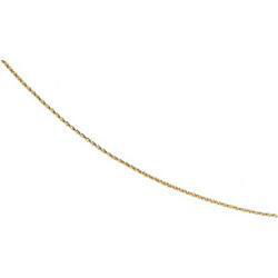 14K Yellow Gold Solid Baby Wheat Chain - 16 inchesyellow 