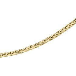 14K Yellow Gold Hollow Palma Chain - 18 inchesyellow 