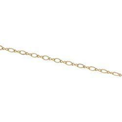 14K Yellow Gold Solid Figure Eight Chain - 16 inchesyellow 