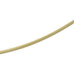 14K Yellow Gold Solid Round Snake Chain - 16 inchesyellow 