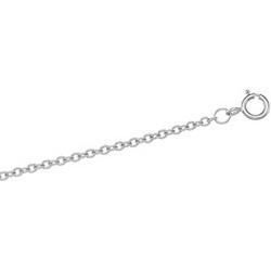 Platinum Solid Cable Chain - 16 inchesplatinum 