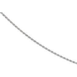 14K White Gold Diamond Cut Wheat Chain - 16 incheswhite 