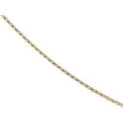 14K Yellow Gold Diamond Cut Wheat Chain - 16 inchesyellow 