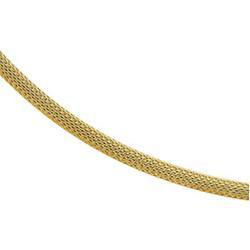 14K Yellow Gold Hollow Mesh Chain - 16 inchesyellow 