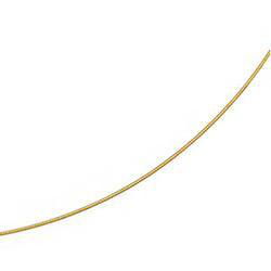 14K Yellow Gold Round Omega Chain - 16 inchesyellow 