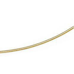 14K Yellow Gold Round Omega Chain - 16 inchesyellow 