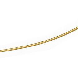 14K Yellow Gold Round Omega Chain - 16 inchesyellow 