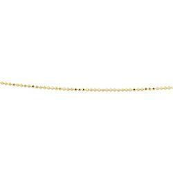 14K Yellow Gold Solid Bead Chain - 18 inchesyellow 