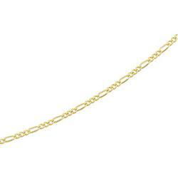 14K Yellow Gold Solid Figaro Chain - 16 inchesyellow 