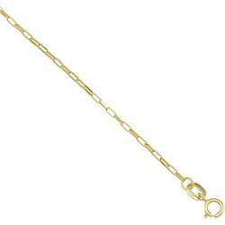 14K Yellow Gold Solid Long Box Chain - 18 inchesyellow 