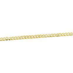 14K Yellow Gold Solid Curb Chain - 16 inchesyellow 