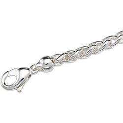 Sterling Silver Solid Wheat Chain - 16 inchessterling 