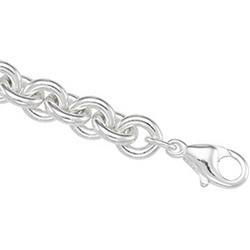 Sterling Silver Solid Cable Round Chain - 17 inchessterling 