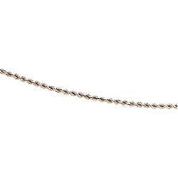 Platinum Solid Rope Chain - 16 inchesplatinum 