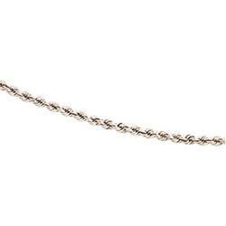 Platinum Solid Rope Chain - 16 inchesplatinum 