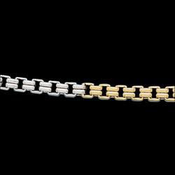 14K Two Tone Gold Box Chain - 16 inchestwo 