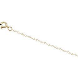 14K Yellow Gold Lasered Titan Gold Curb Chain - 16 inchesyellow 