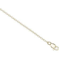 14K Yellow Gold Lasered Titan Gold Cable Chain - 16 inchesyellow 