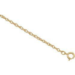 14K Yellow Gold Lasered Titan Gold Rope Chain - 16 inchesyellow 