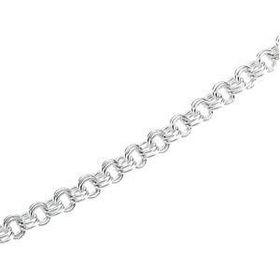 Sterling Silver Fancy Link Chain - 16 Inchessterling 