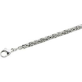 Sterling Silver Fox Tail Chain - 16 Inchessterling 