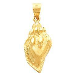 14K Yellow Gold Conch Pendantyellow 