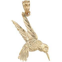 14K Yellow Gold Hummingbird Pendantyellow 