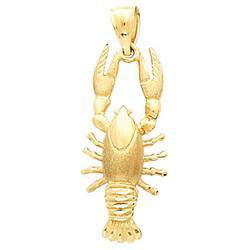 14K Yellow Gold Lobster Pendantyellow 