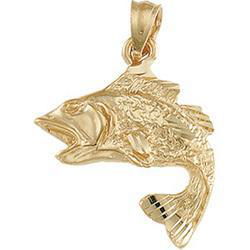 14K Yellow Gold Bass Pendantyellow 