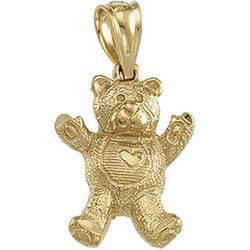 14K Yellow Gold Bear Pendantyellow 