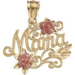 14K Yellow Gold Mama Pendantyellow 