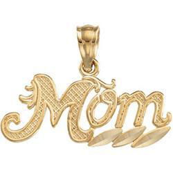 14K Yellow Gold Mom Pendantyellow 