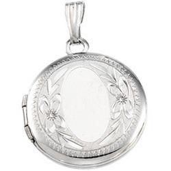 Sterling Silver Round Shaped Locketsterling 