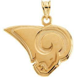 14K Yellow Gold St. Louis Rams Pendantyellow 