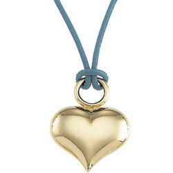 14K Yellow Gold Heart Hoopletyellow 