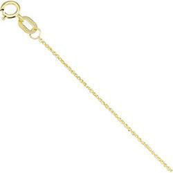 14K Yellow Gold Sparkle Singapore Chain - 16 inchesyellow 