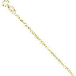 14K Yellow Gold Sparkle Singapore Chain - 16 inchesyellow 