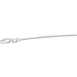 14K White Gold Box Chain - 16 incheswhite 