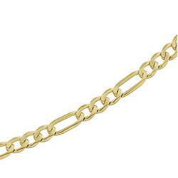 14K Yellow Gold Figaro Chain - 18 inchesyellow 