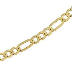 10K Yellow Gold Figaro Chain - 16 inchesyellow 